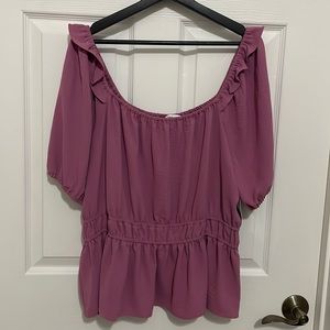 Nine West Womens mauve Blouse